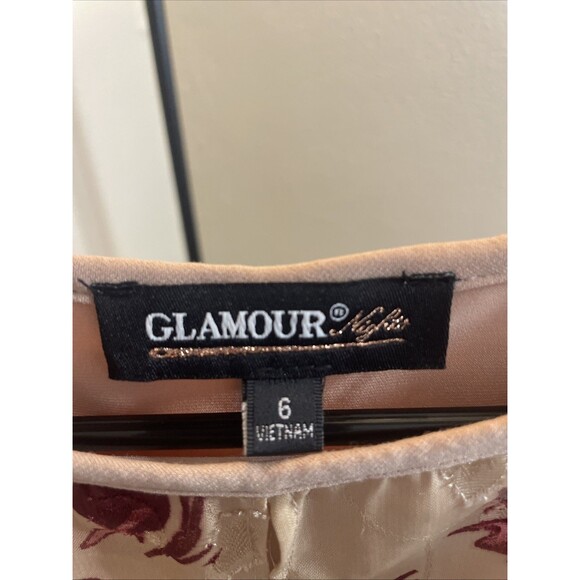 Glamour Size 6 Floral Midi Dress Formal Event Wedding - Picture 6 of 7